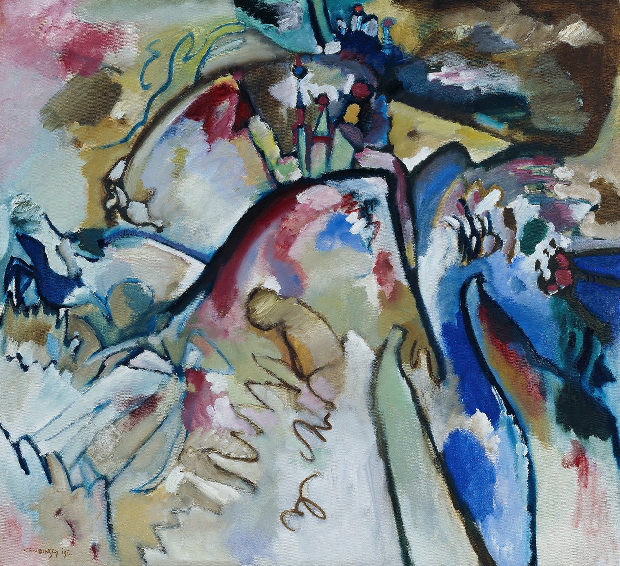 Doğaçlama 21a, 1911. by Wassily Kandinsky