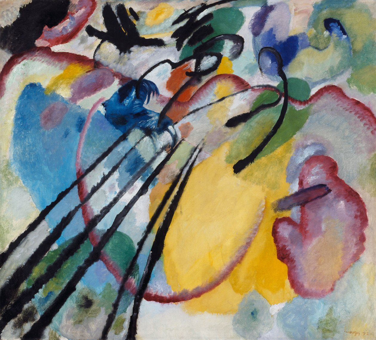 Doğaçlama 26 (kürek çekme) by Wassily Kandinsky