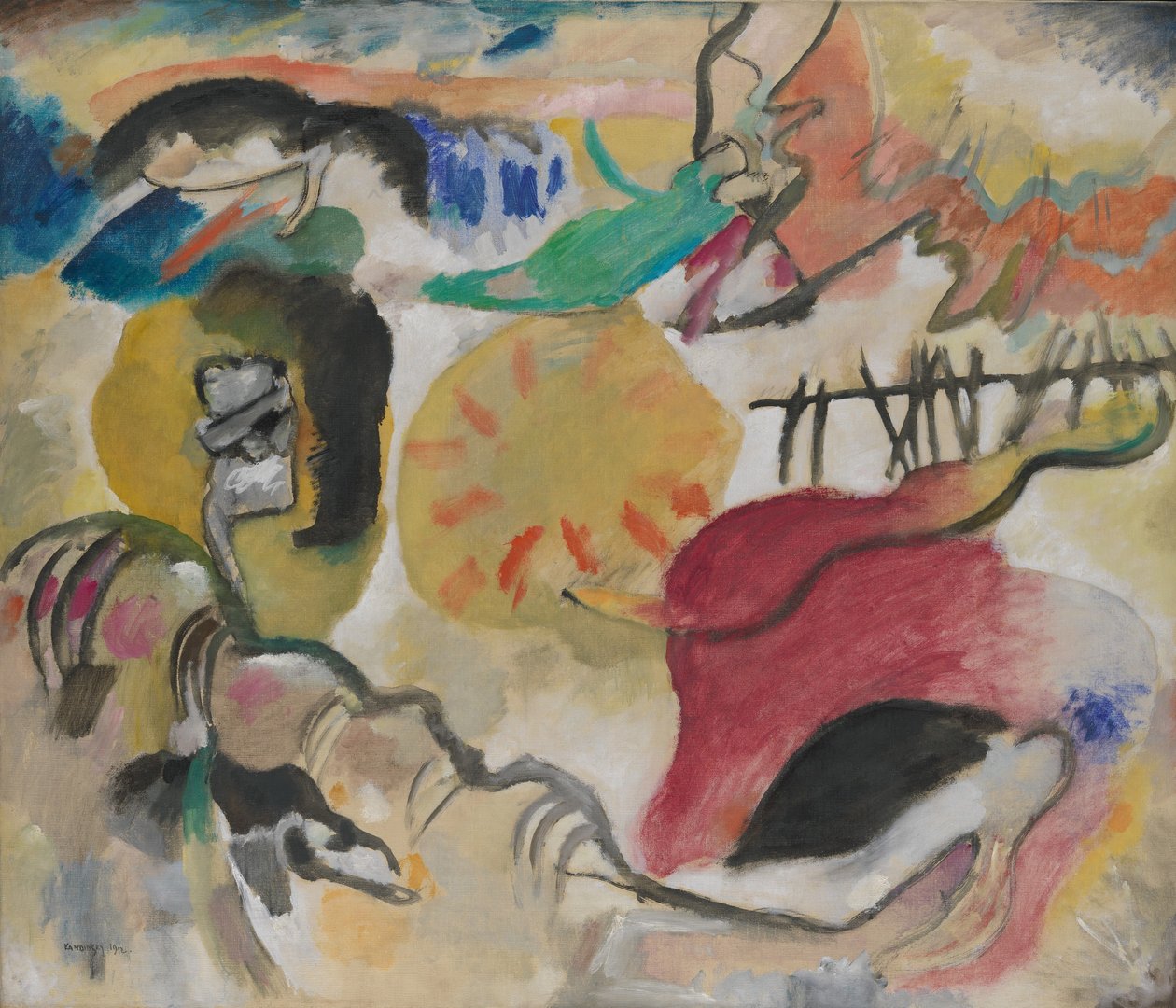 Doğaçlama 27 (Aşk Bahçesi II) by Wassily Kandinsky