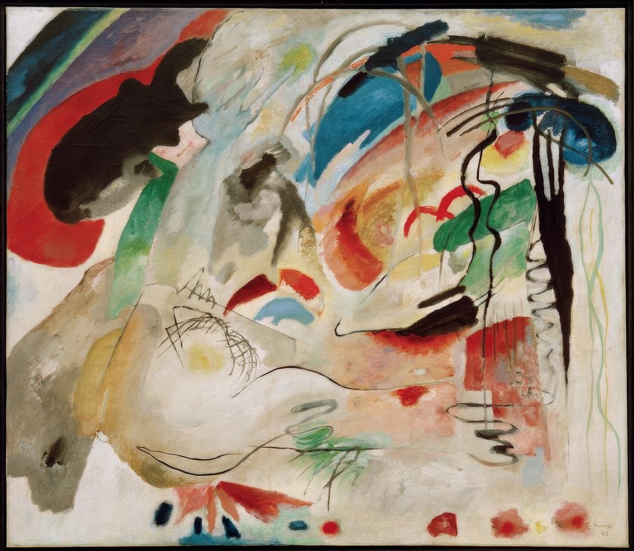doğaçlama 34 by Wassily Kandinsky