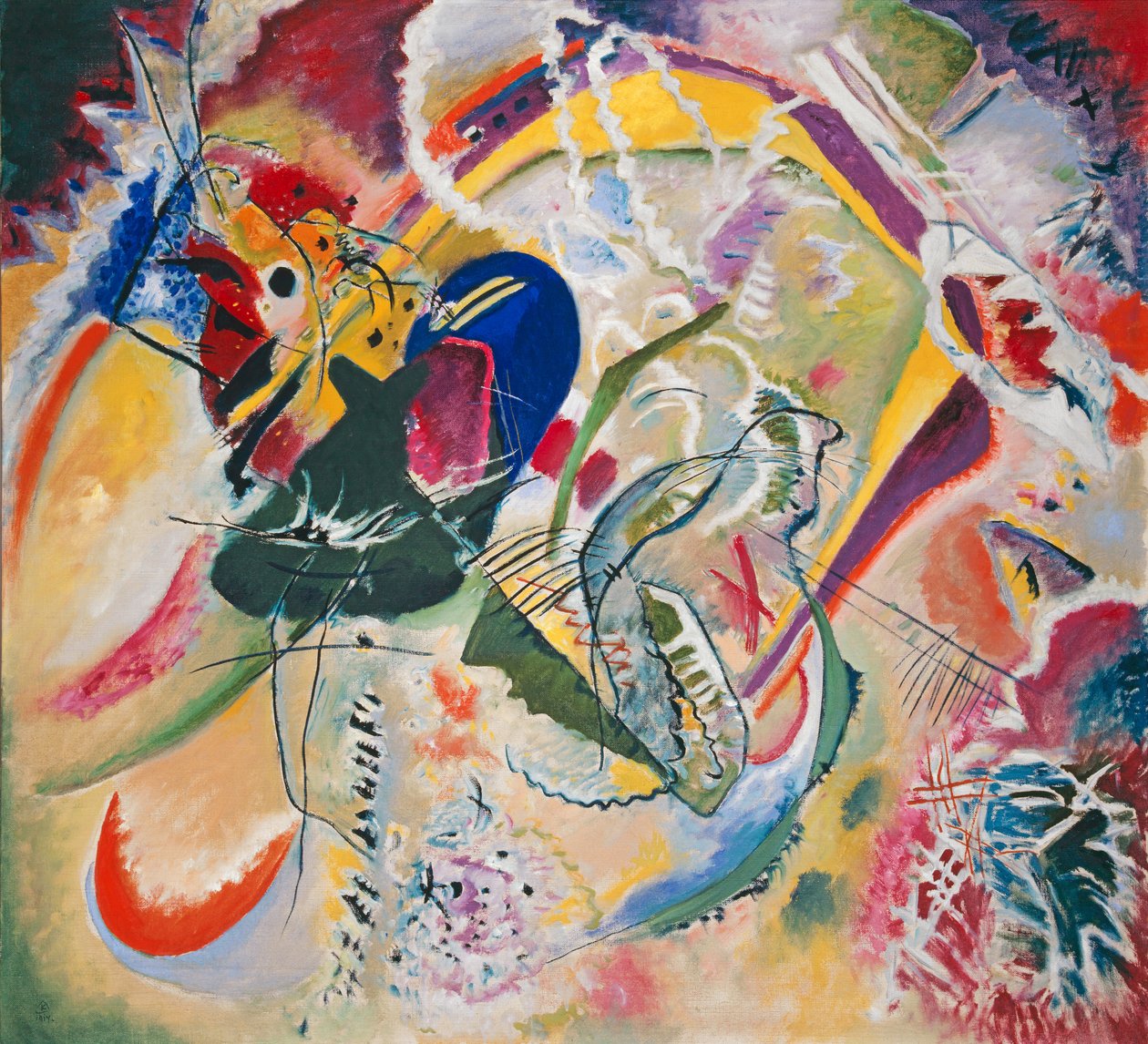 Doğaçlama 35, 1914 by Wassily Kandinsky