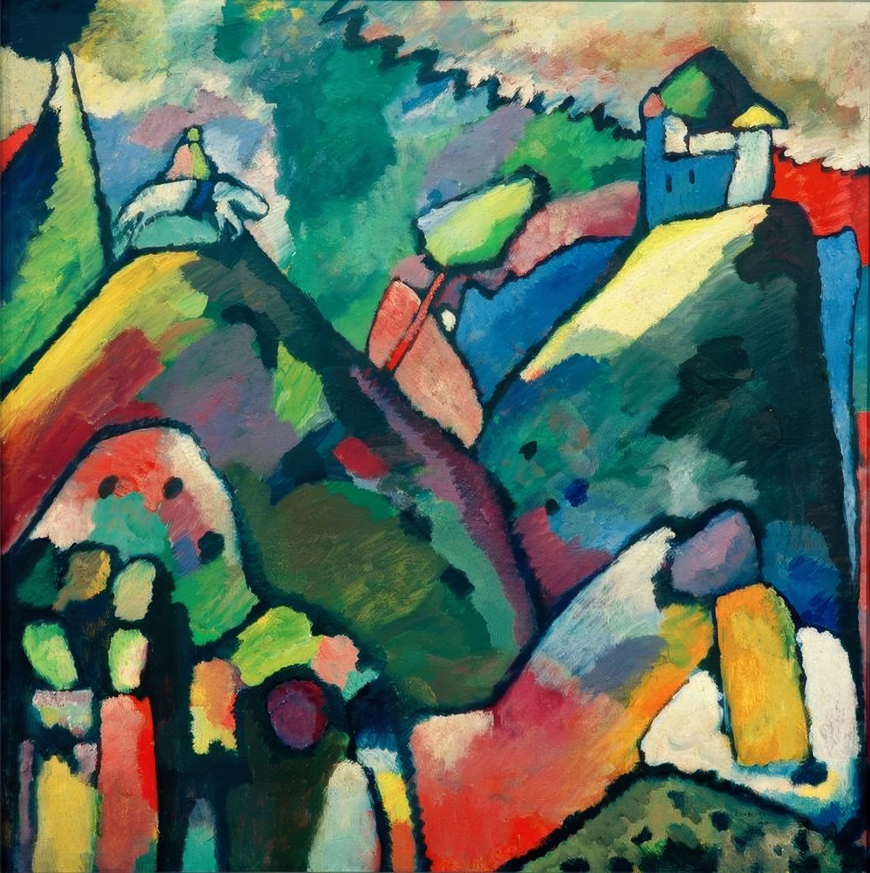 doğaçlama 9 by Wassily Kandinsky