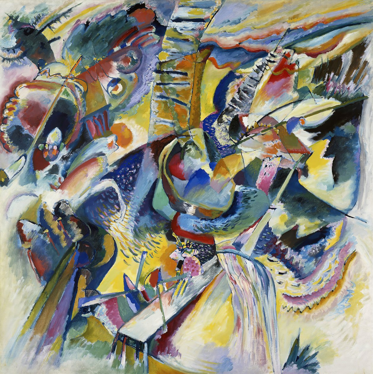 Doğaçlama Klamm, 1914. by Wassily Kandinsky