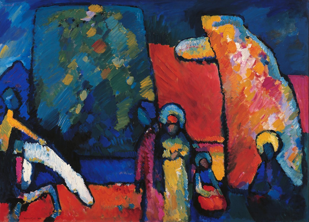 Doğaçlama No 2 (Cenaze Marşı) by Wassily Kandinsky