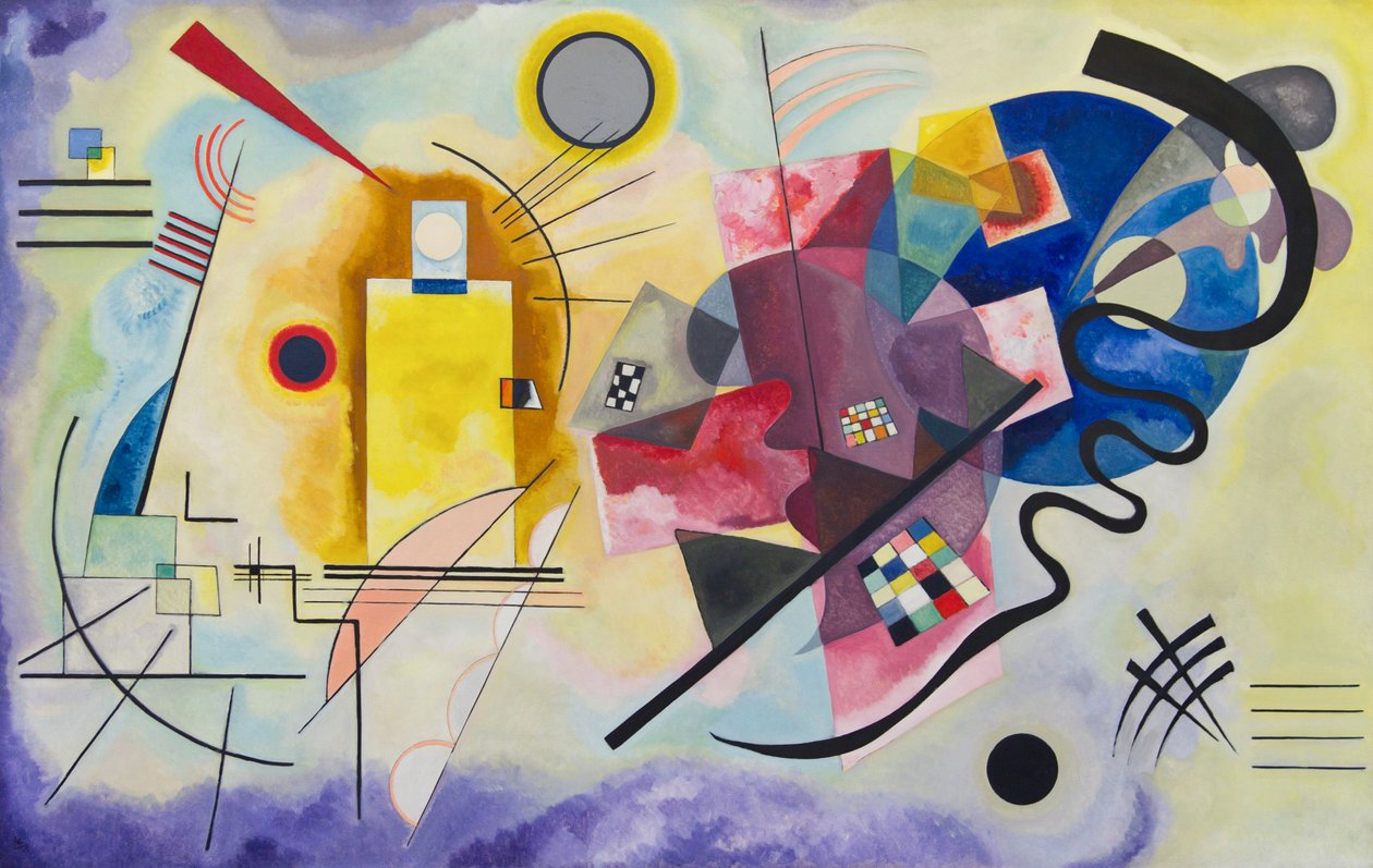 Sarı Kırmızı Mavi by Wassily Kandinsky