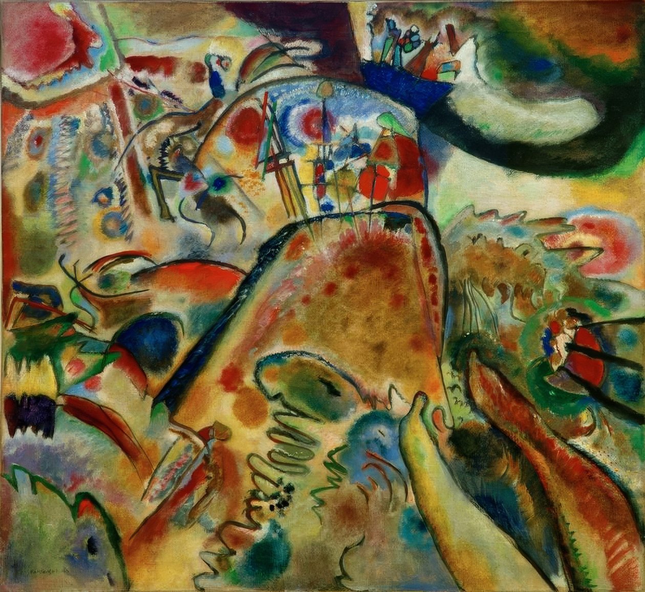 küçük sevinçler by Wassily Kandinsky