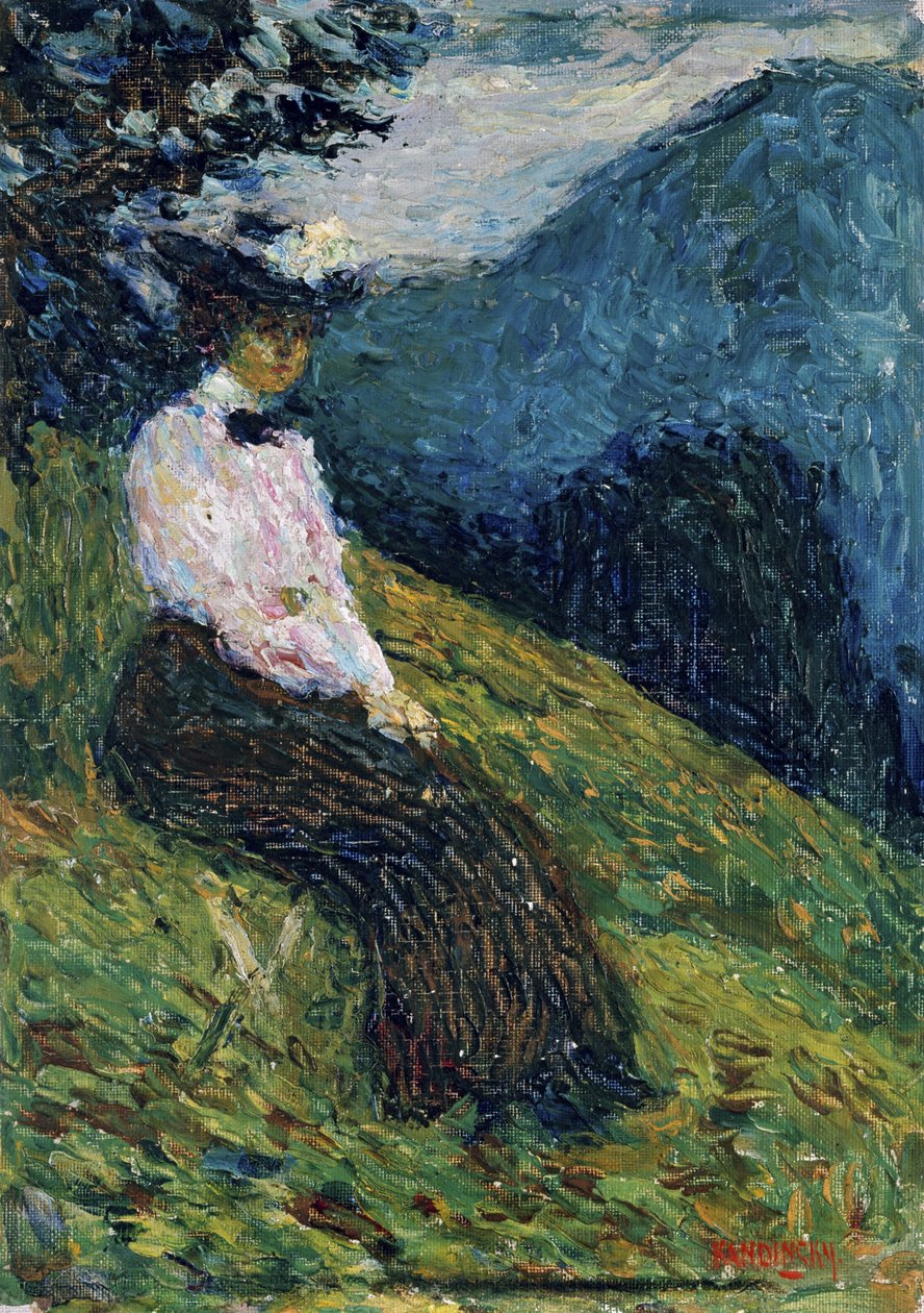 Kochel – Gabriele Münter by Wassily Kandinsky