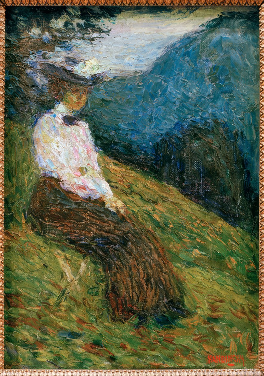 Kochel – Gabriele Münter by Wassily Kandinsky