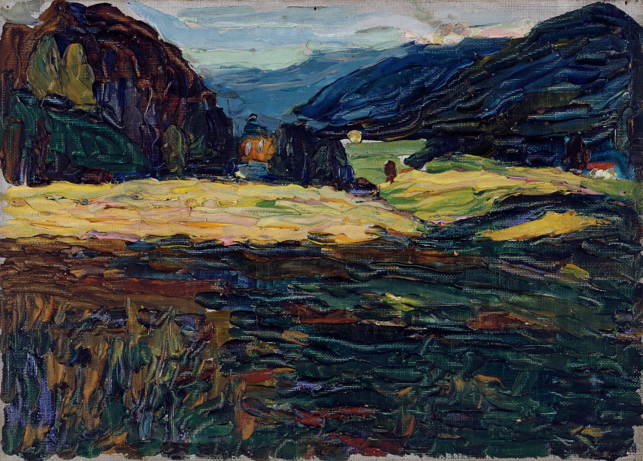 Kochel - Kaleli Manzara by Wassily Kandinsky