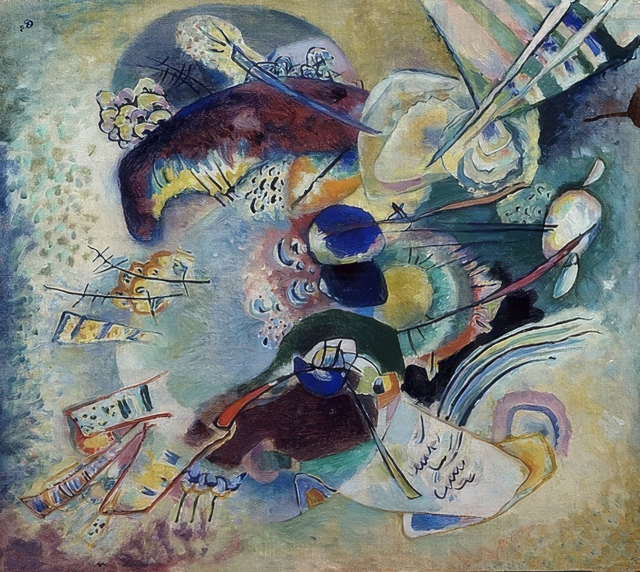 Kompozisyon. 1916 by Wassily Kandinsky
