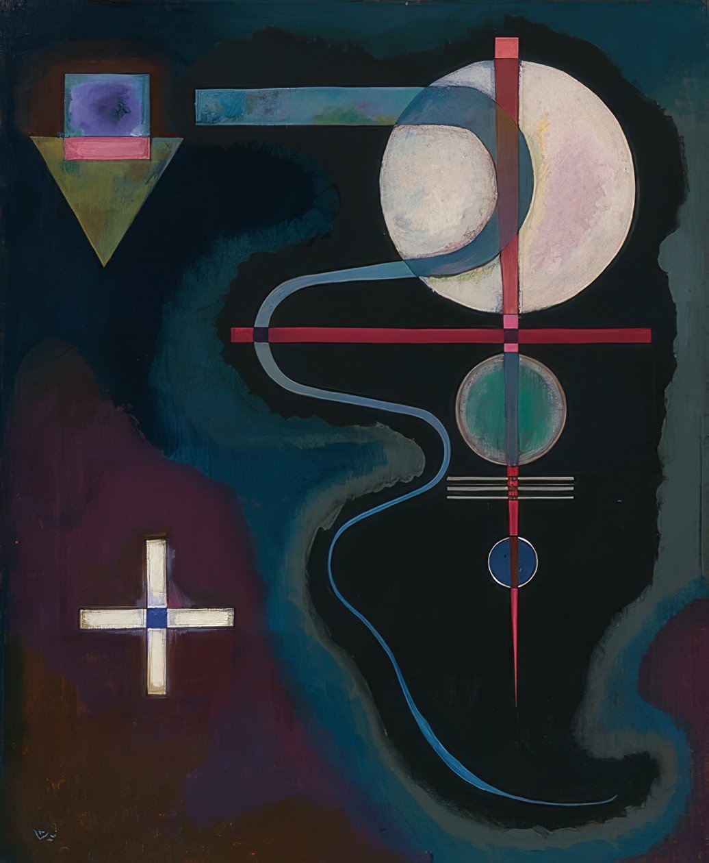 Soğuk enerji. 1926 by Wassily Kandinsky