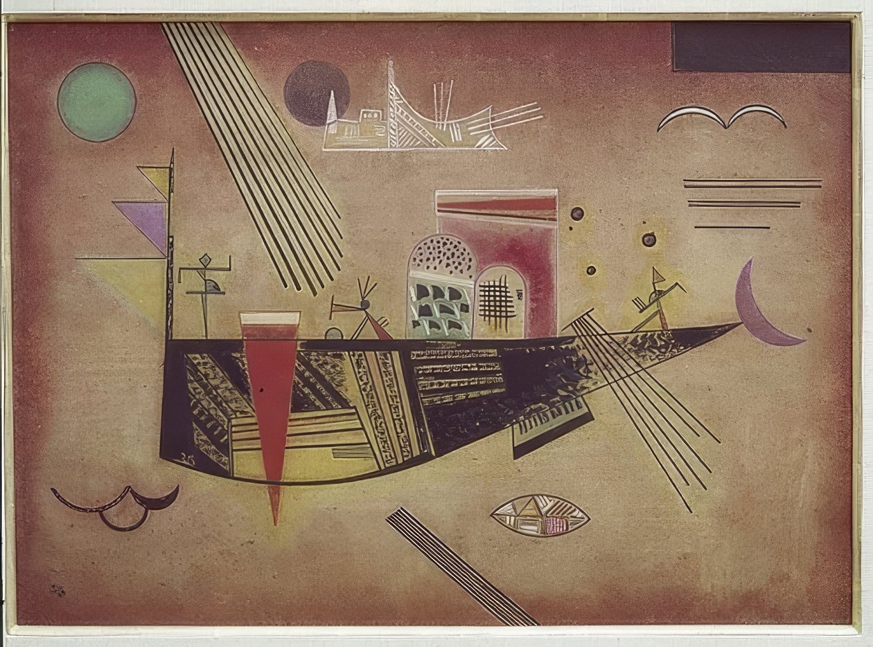 Kaprisli. 1930 by Wassily Kandinsky