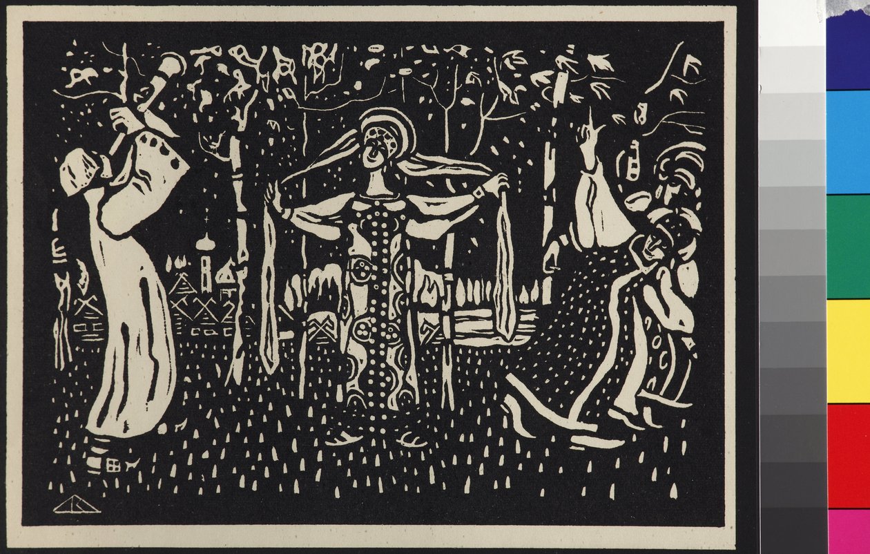 Les bouleaux - Huş Ağaçları by Wassily Kandinsky