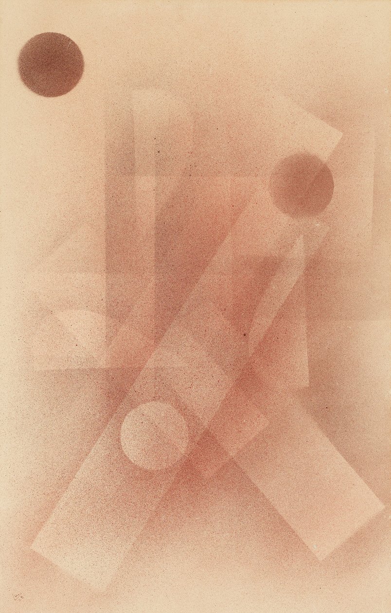 hafif pembe, 1928 by Wassily Kandinsky