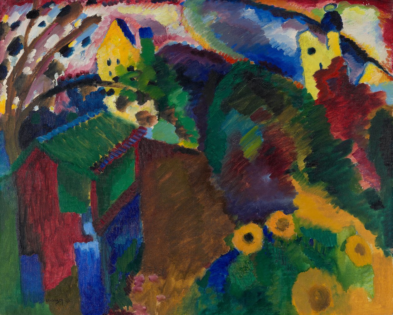 Murnau - Bahçe by Wassily Kandinsky