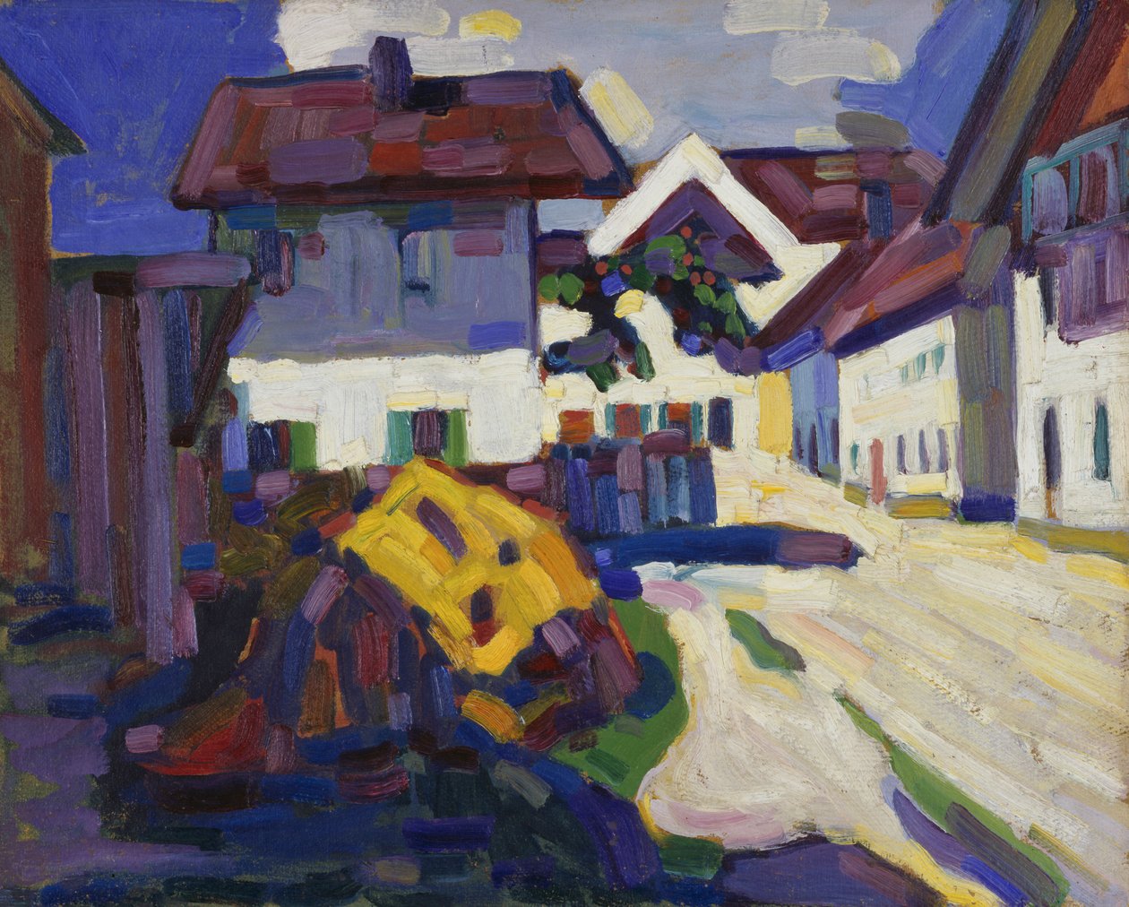 Murnau - bir grup ev by Wassily Kandinsky
