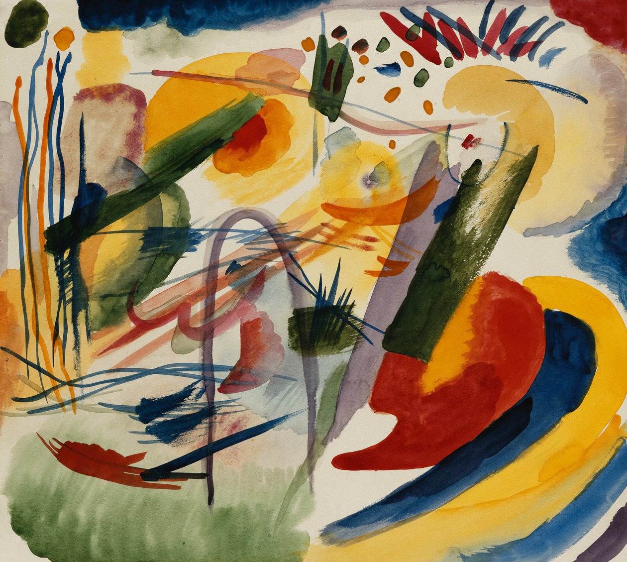 Başlık yok; başlıksız by Wassily Kandinsky