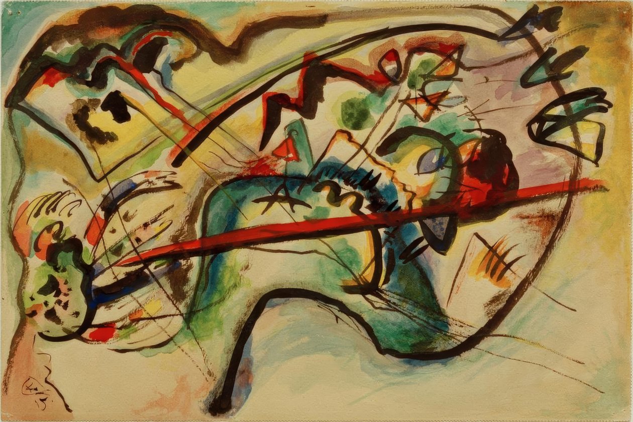 başlıksız by Wassily Kandinsky