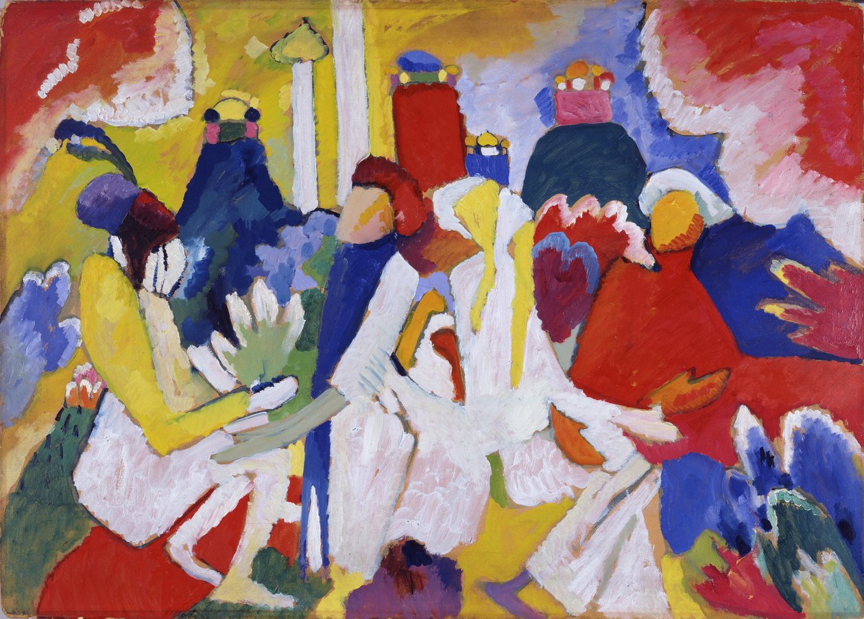 Doğu, 1909 by Wassily Kandinsky
