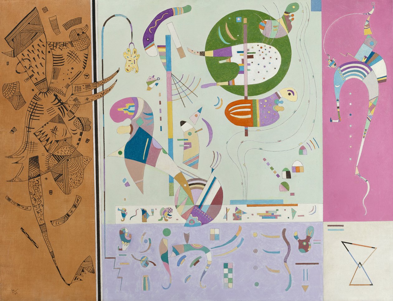 çeşitli partiler by Wassily Kandinsky