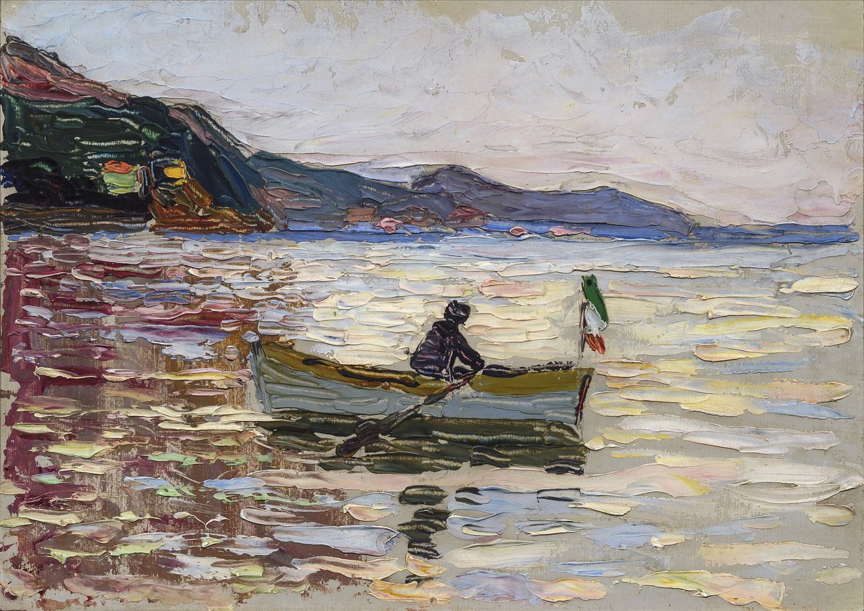 Rapallo. Denizde Tekne, 1906 by Wassily Kandinsky