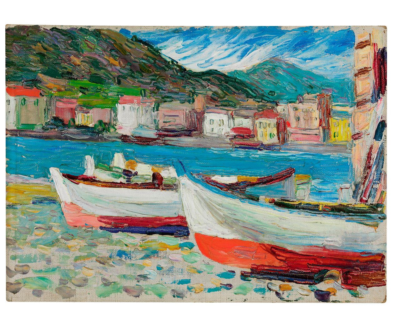 Rapallo, Tekneler by Wassily Kandinsky