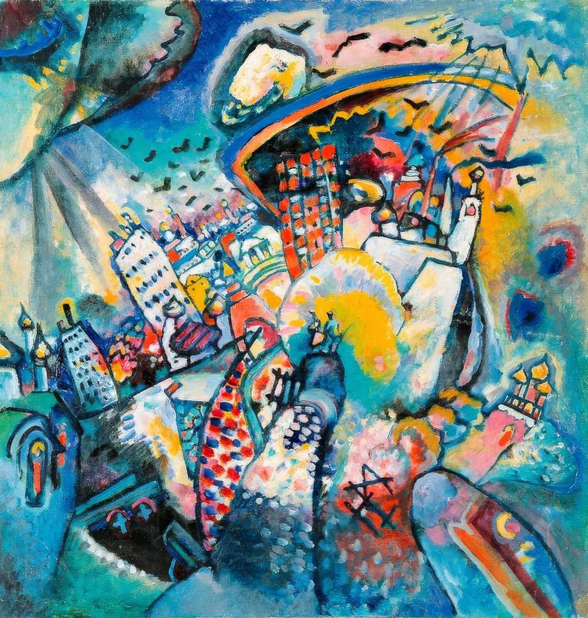 kırmızı kare by Wassily Kandinsky