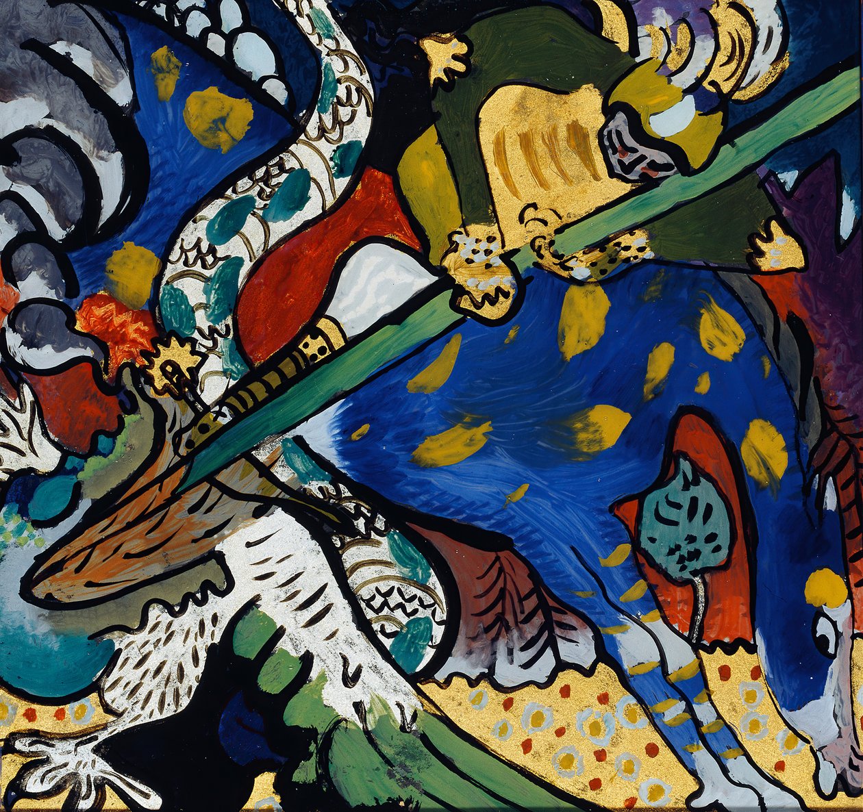 Aziz George I, 1911. by Wassily Kandinsky