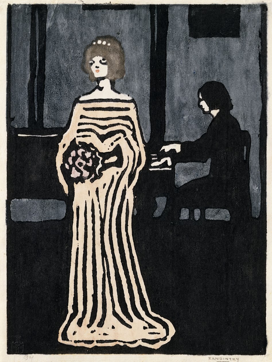 Şarkıcı by Wassily Kandinsky