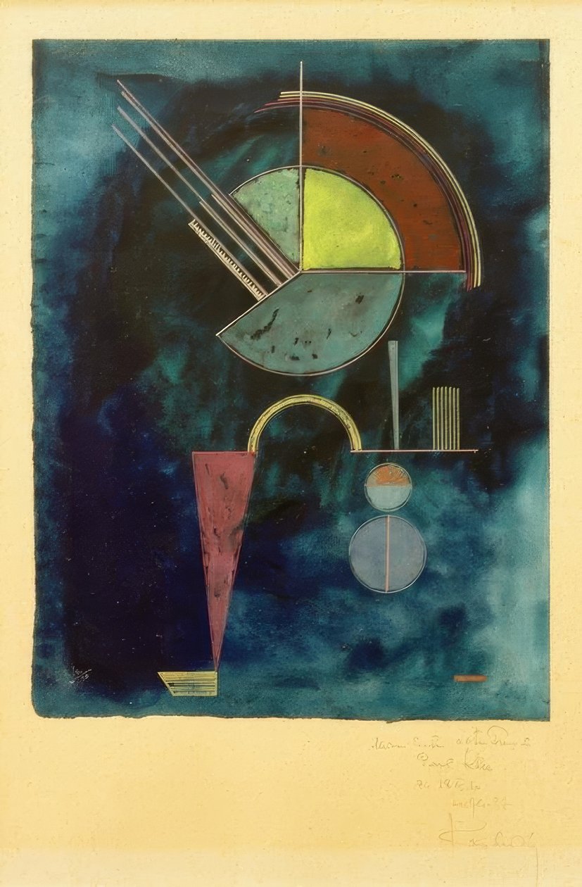Zayıf destek by Wassily Kandinsky