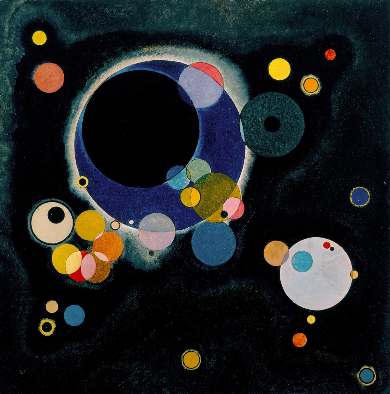 Birkaç Çember, 1926 by Wassily Kandinsky
