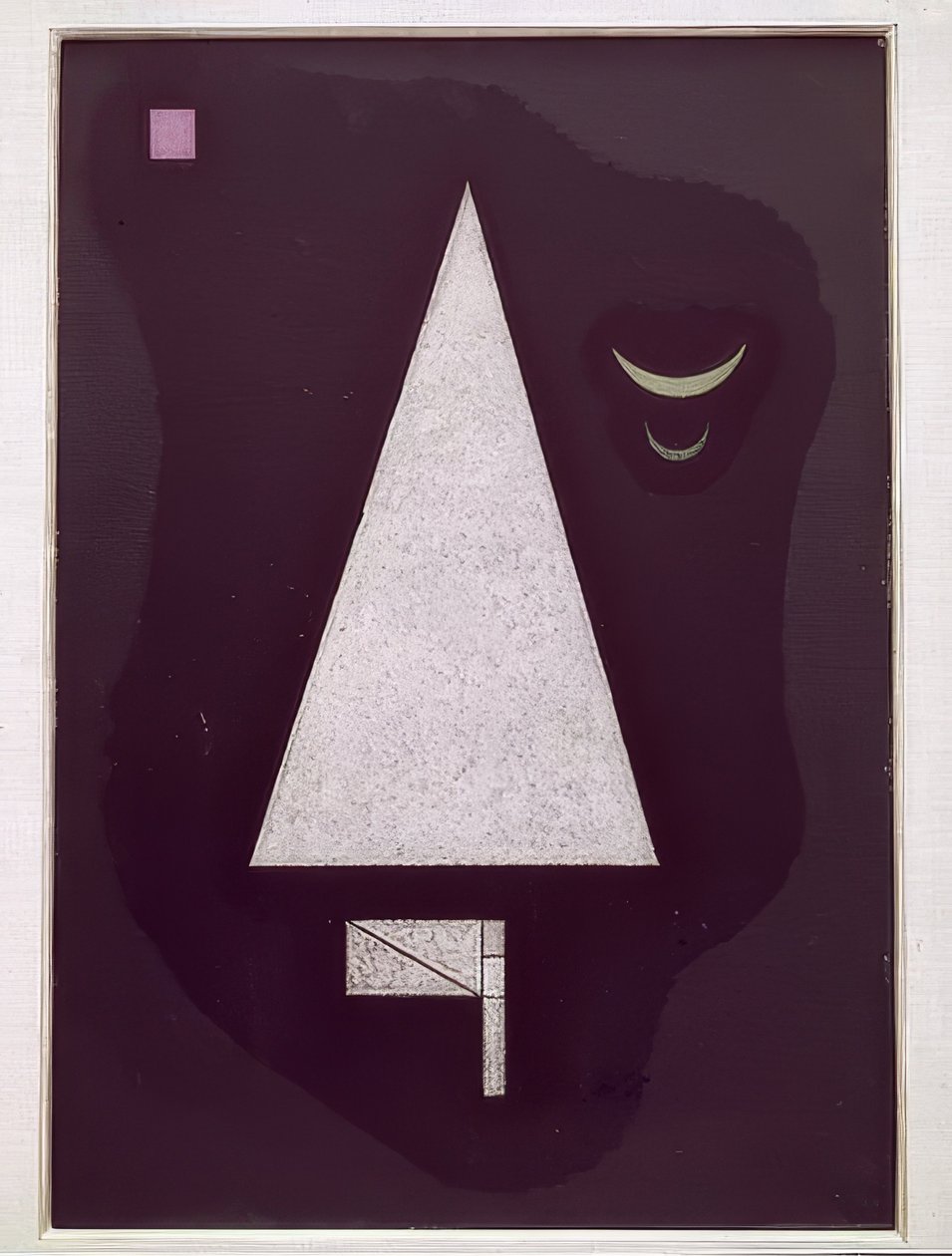Sivri beyaz. 1930 by Wassily Kandinsky