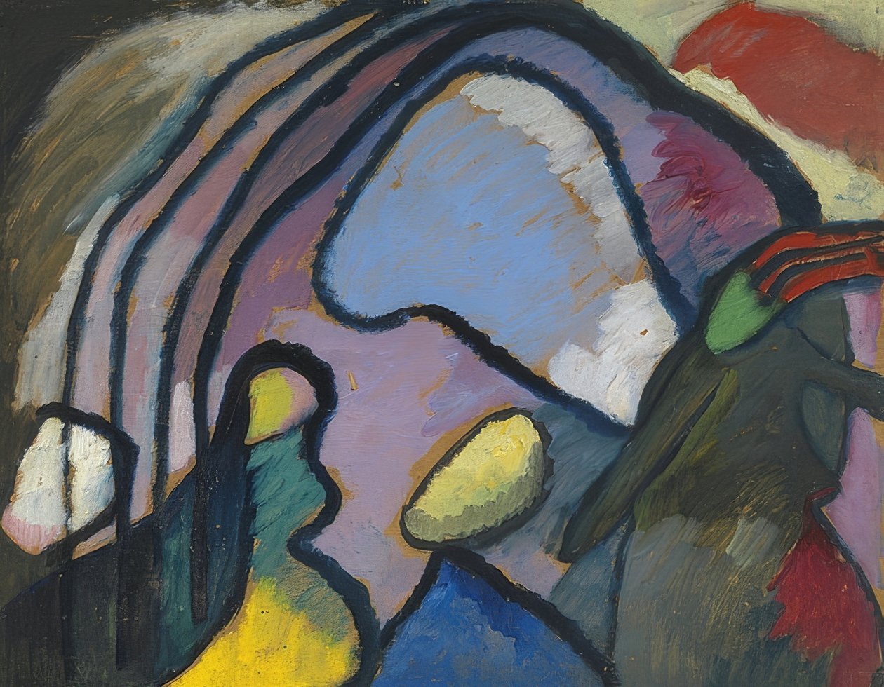 Doğaçlama Çalışması 10. 1910 by Wassily Kandinsky