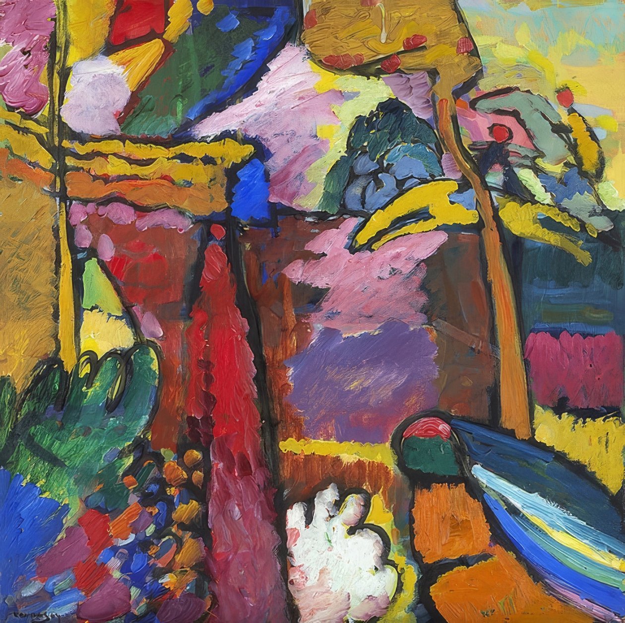 Doğaçlama Çalışması V. 1910 by Wassily Kandinsky