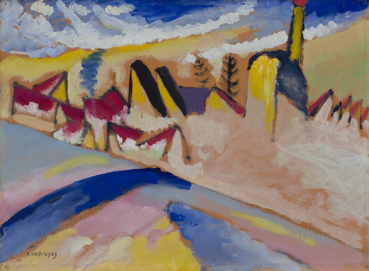 "Kış II" Çalışması by Wassily Kandinsky