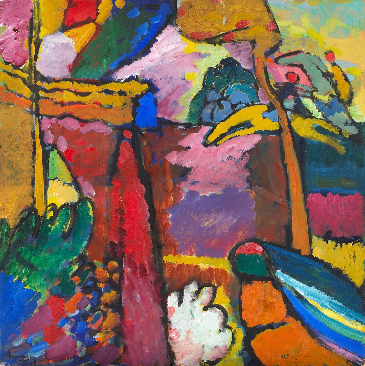 Doğaçlama Çalışması V by Wassily Kandinsky