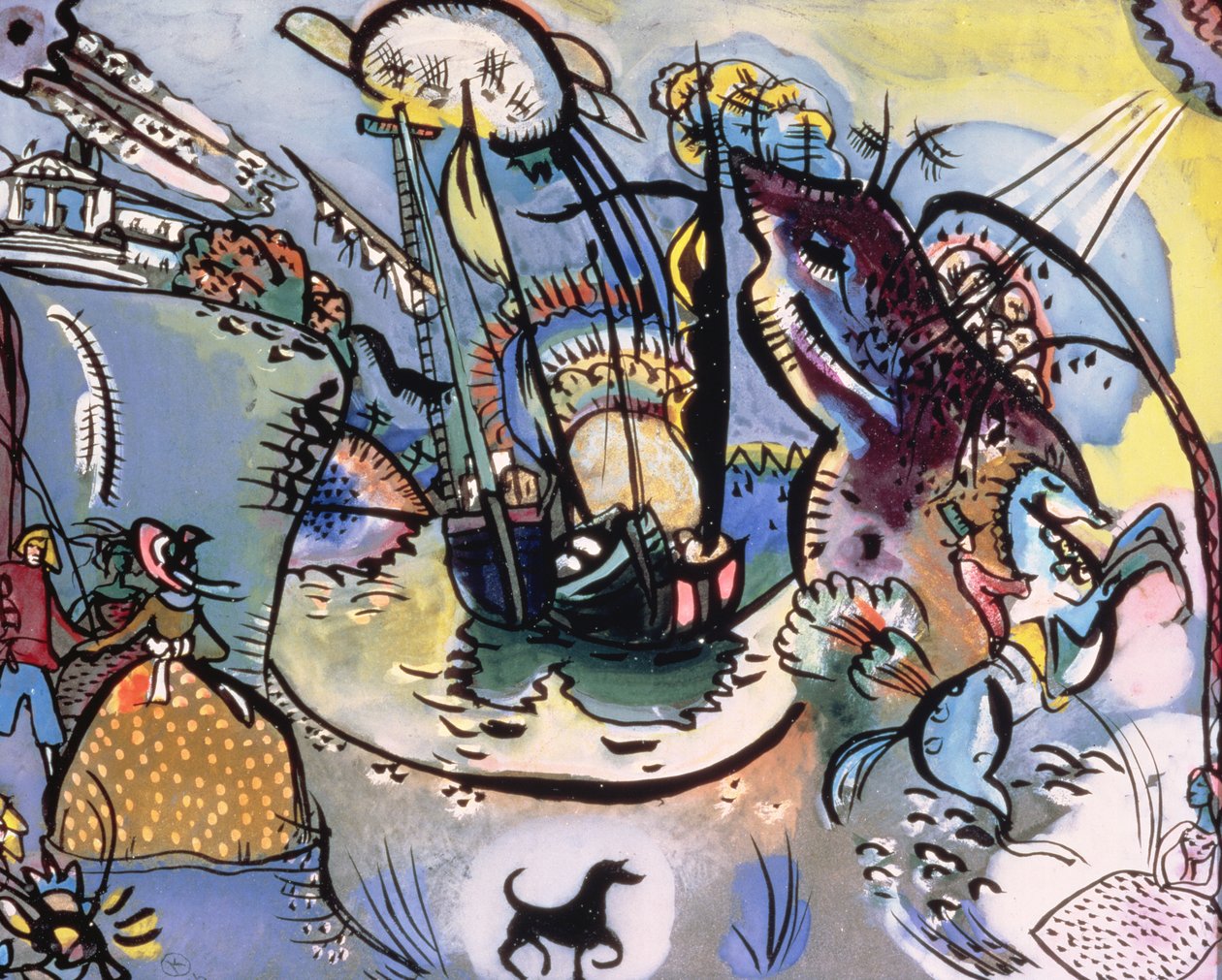 Liman, 1916 by Wassily Kandinsky