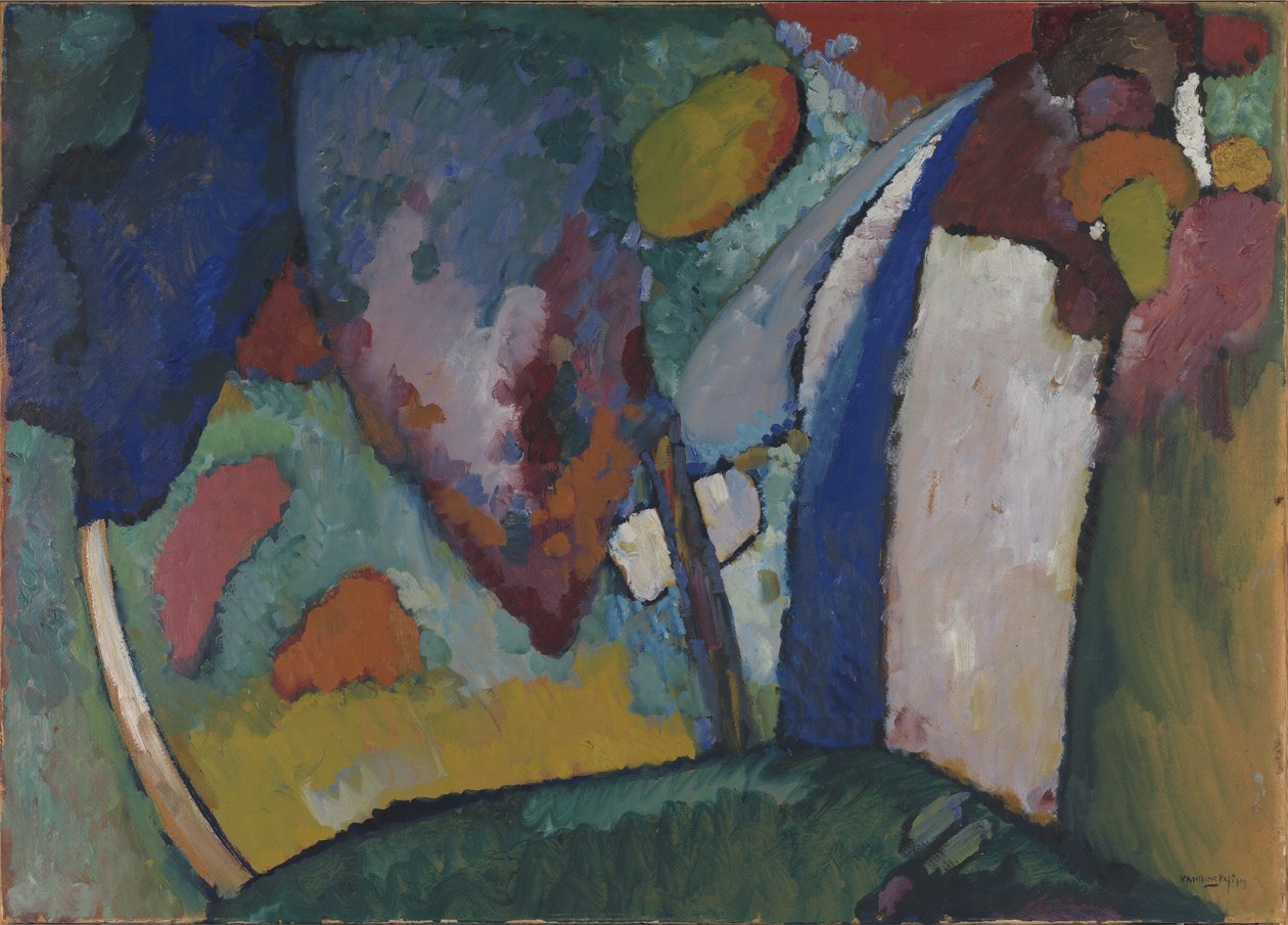 Şelale by Wassily Kandinsky