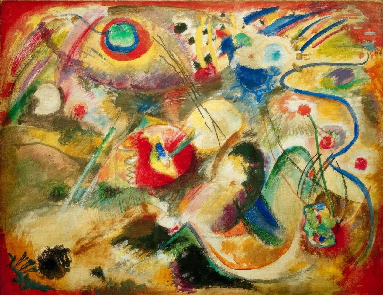 Başlıksız Resim (Sintflut) by Wassily Kandinsky