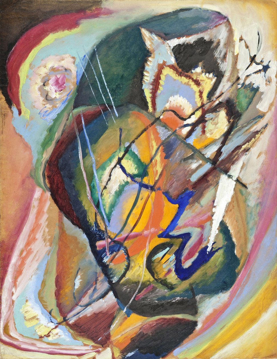 İsimsiz Doğaçlama III, 1914 by Wassily Kandinsky