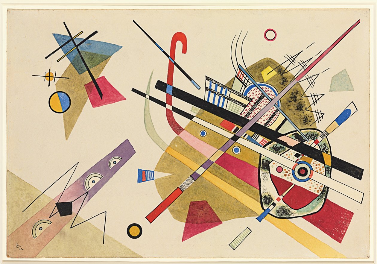 başlıksız; başlıksız by Wassily Kandinsky