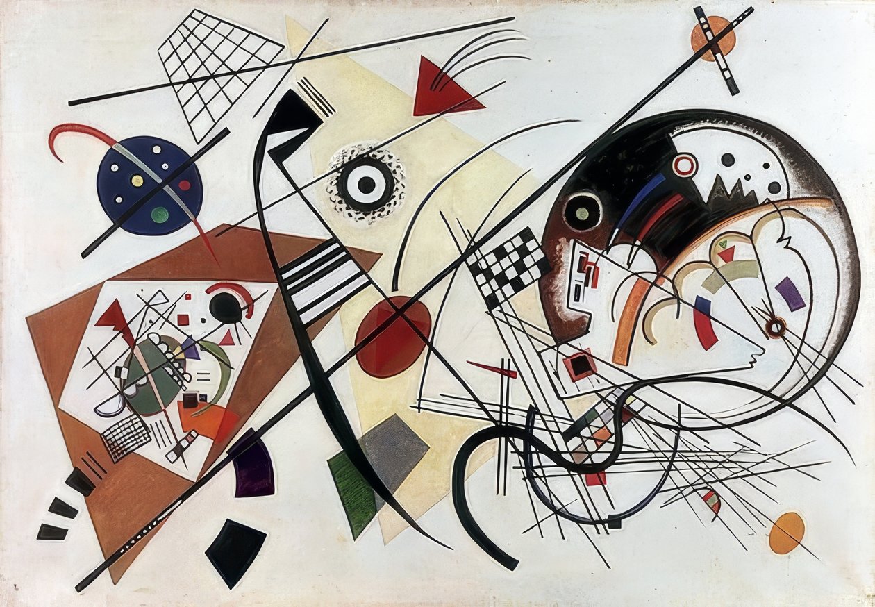 Sürekli çizgi. 1922-44 by Wassily Kandinsky