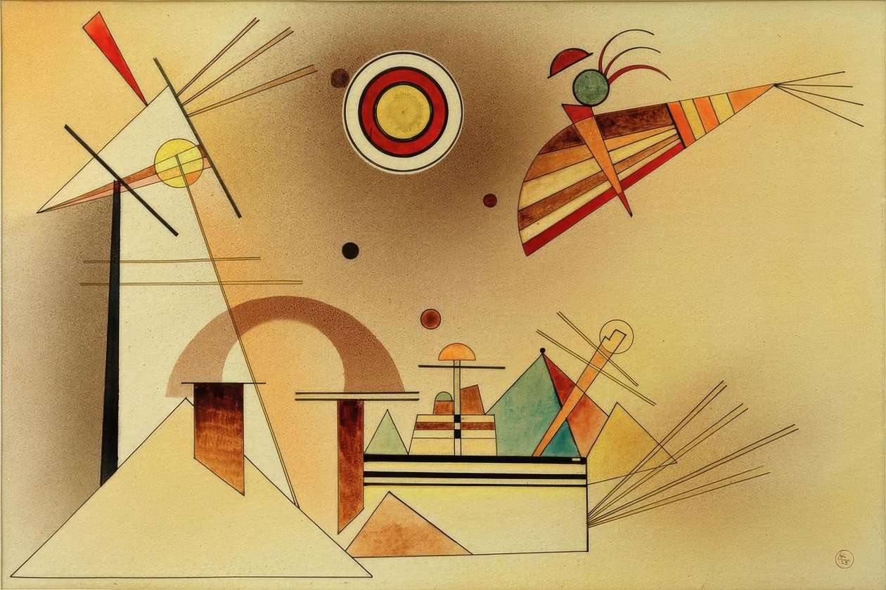 Azaltılmış ağırlık by Wassily Kandinsky