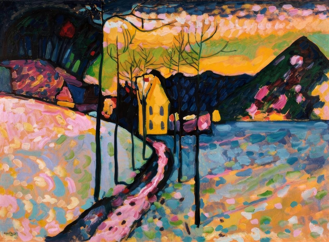 Kış I – Kochel by Wassily Kandinsky