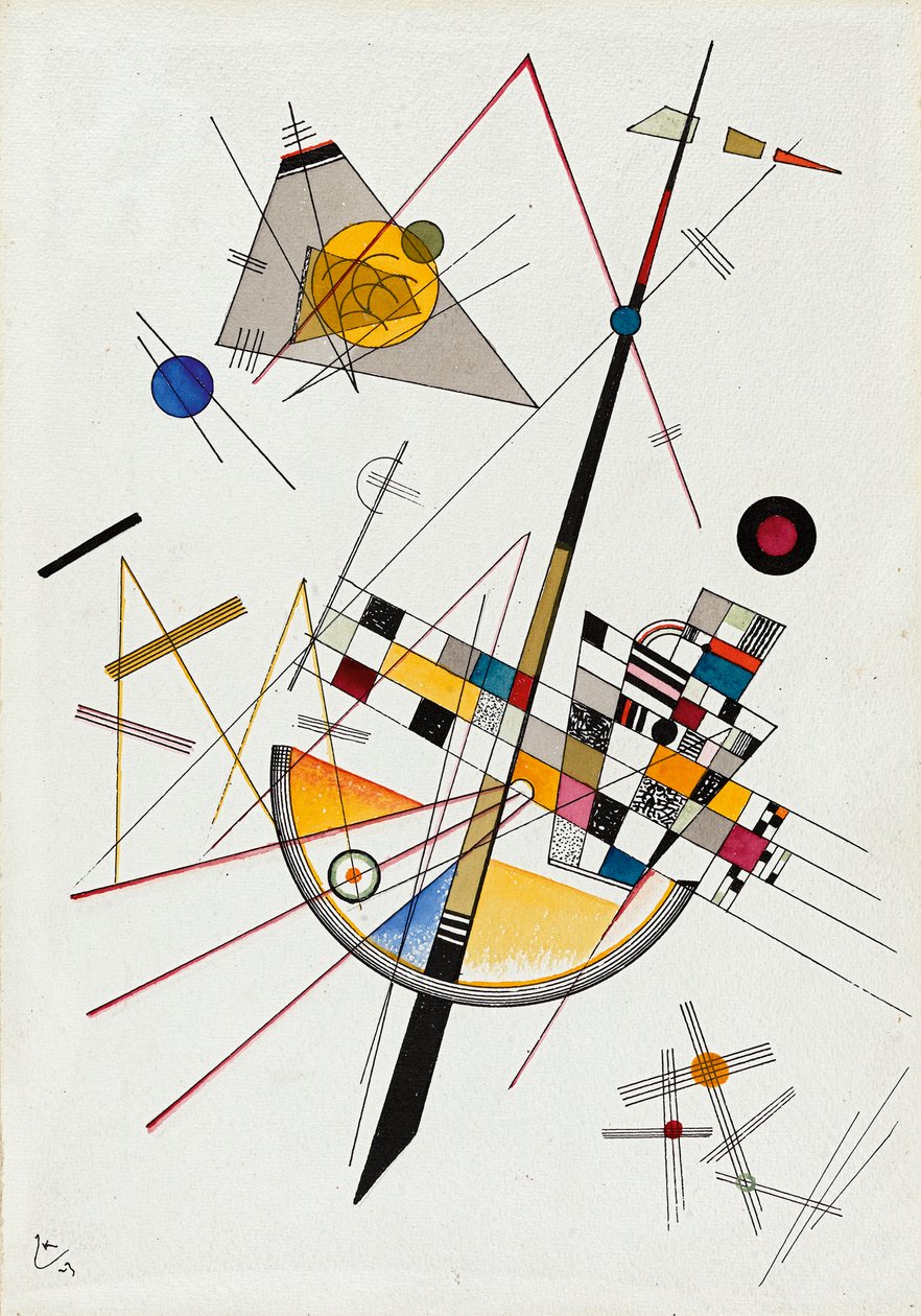 Hassas Gerginlik Hassas Gerginlik No. 85, 1923. by Wassily Kandinsky