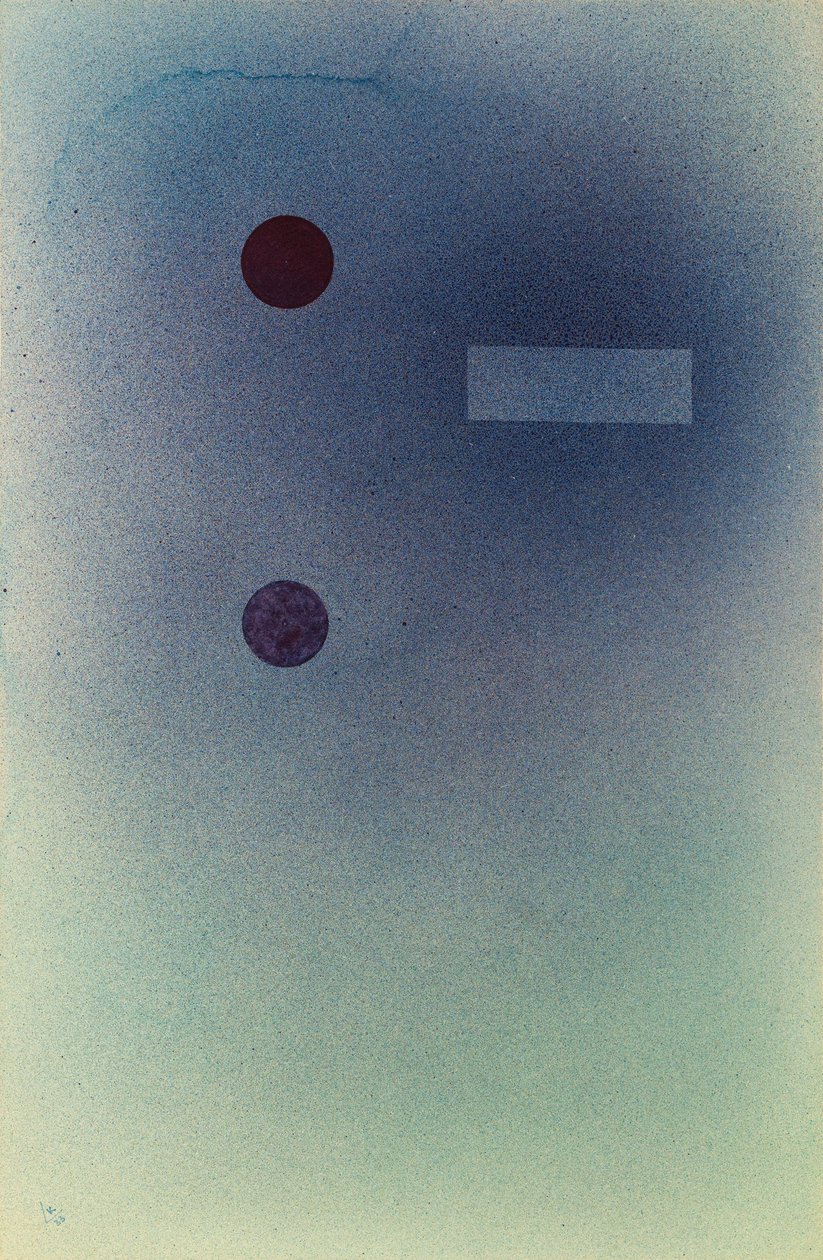 İkiye bir İkiye bir, 1933. by Wassily Kandinsky