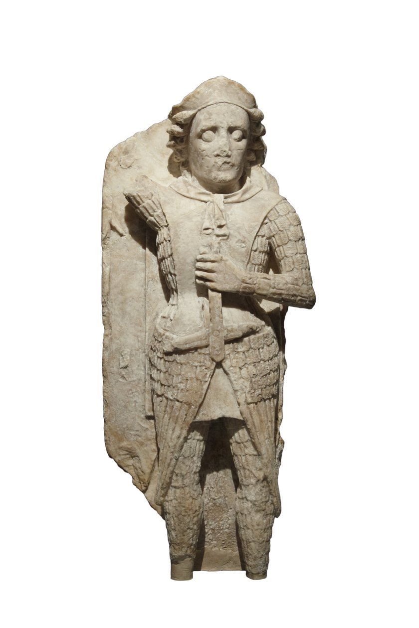 Aziz Michael heykeli (kaymaktaşı) by Welsh school