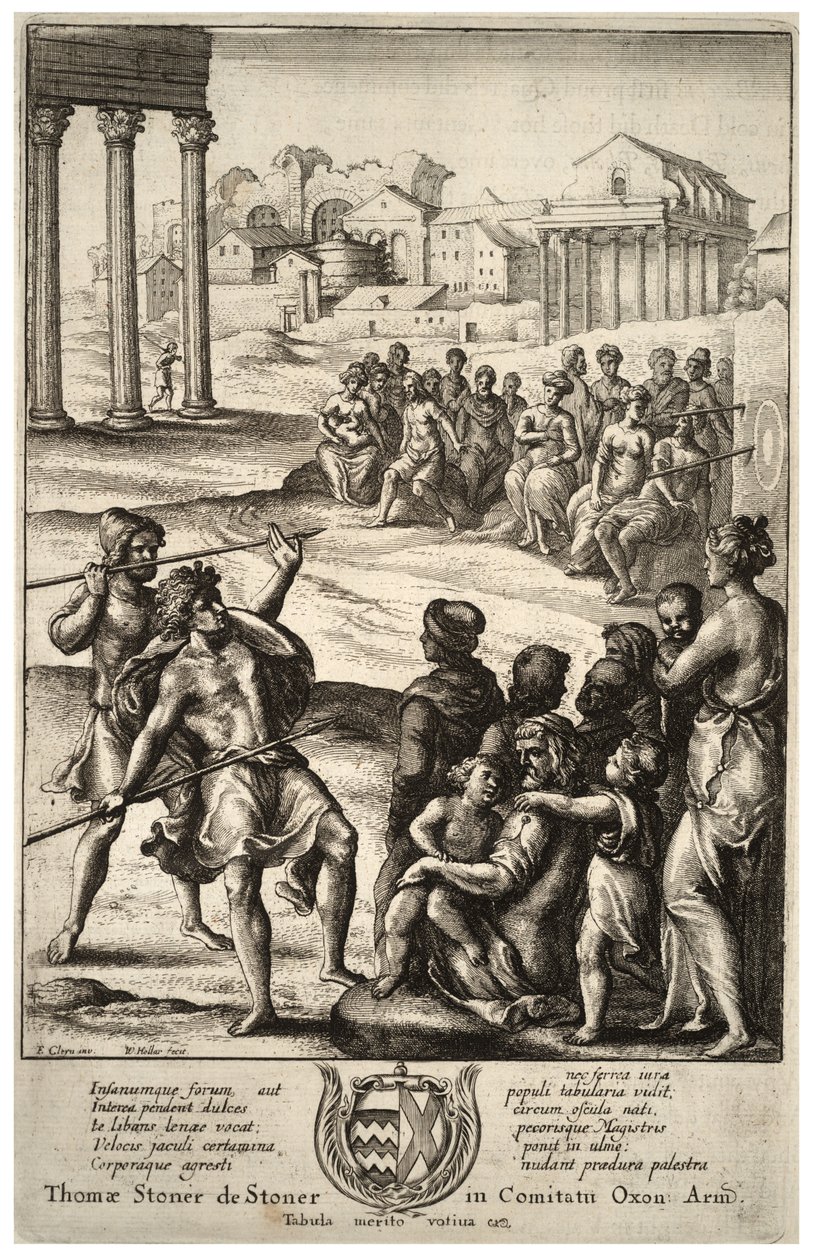 Cirit atma. durum 3 by Wenceslaus Hollar