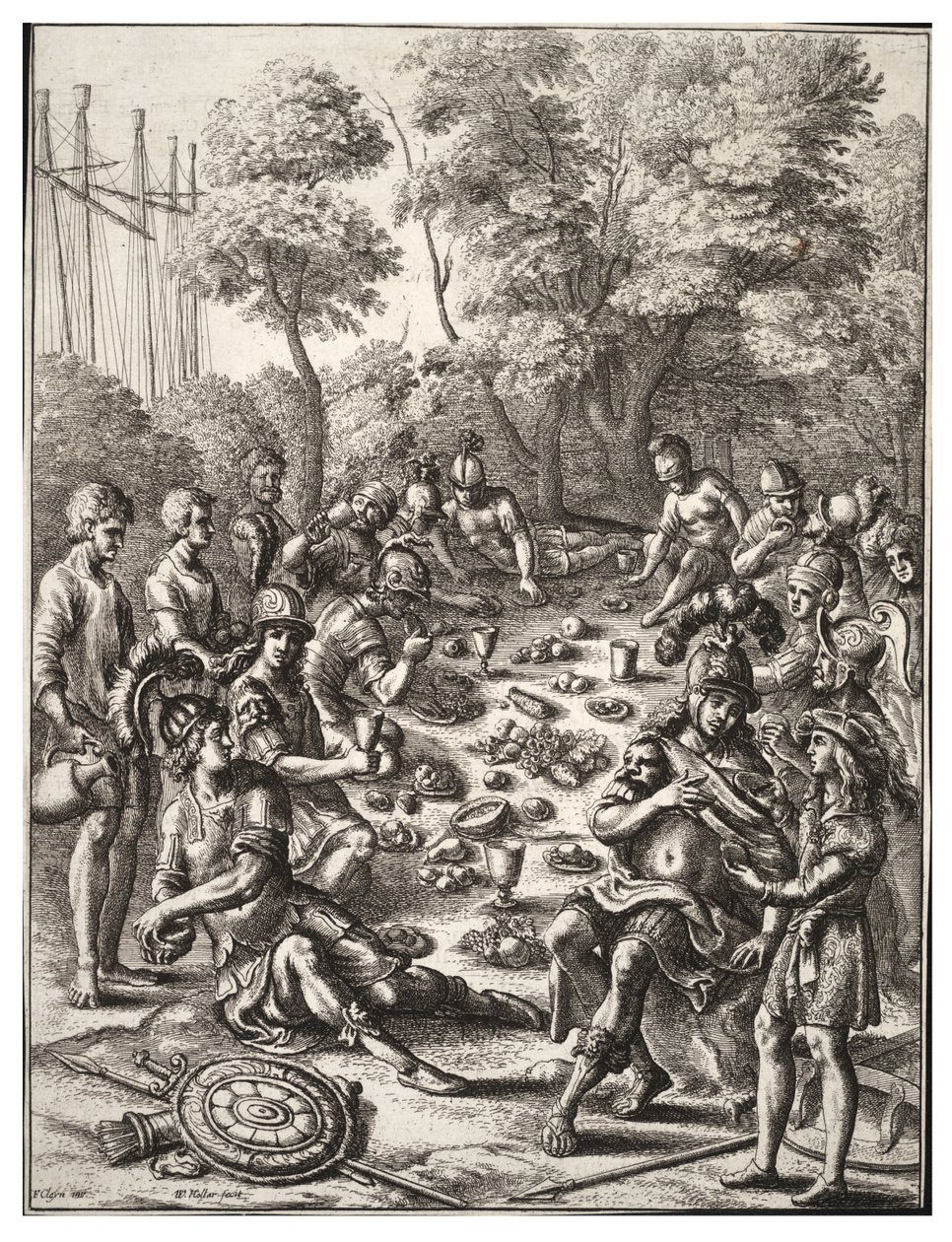 Julian hanedanının gözden geçirilmesi. durum 2 by Wenceslaus Hollar