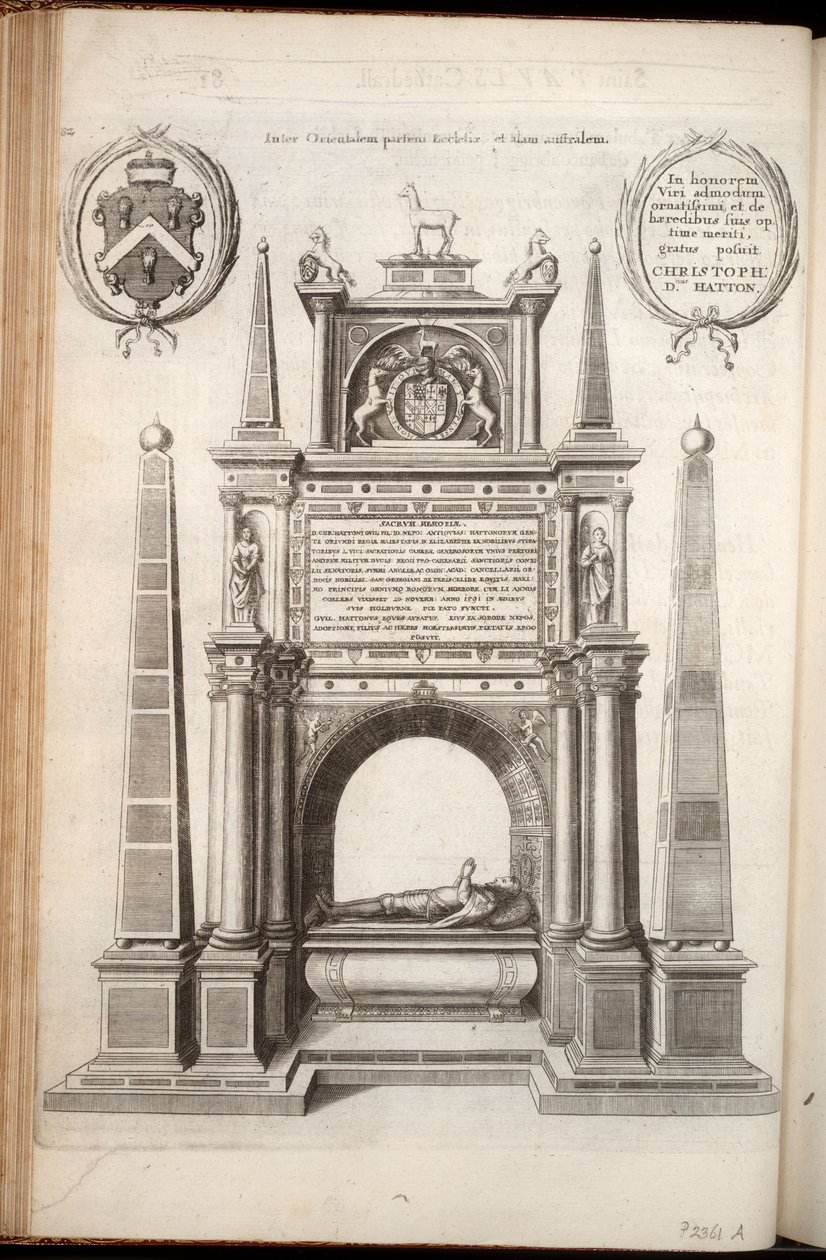 Sör Christopher Hatten by Wenceslaus Hollar